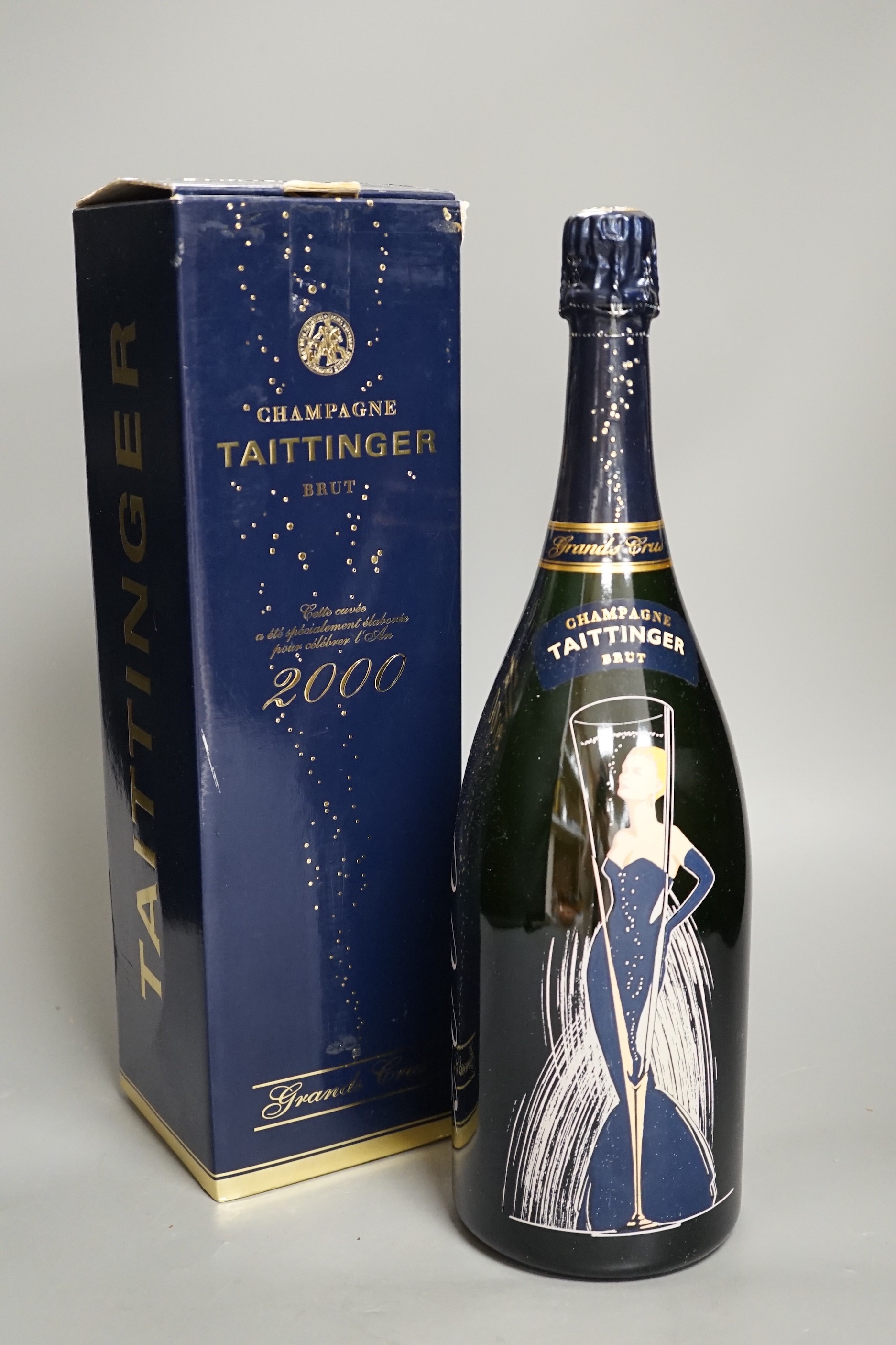 Tattinger 2000, one bottle, boxed